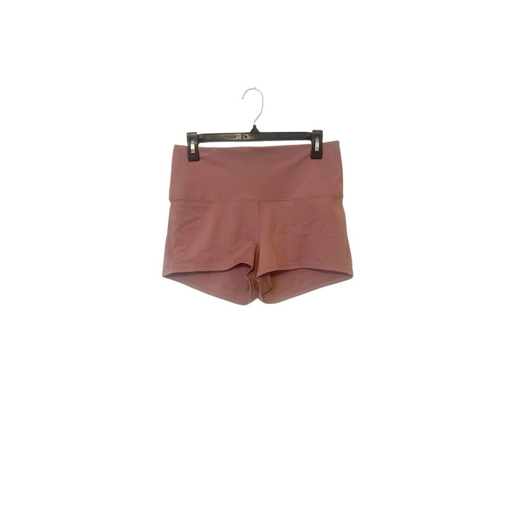 Women's High-Waist Athletic Shorts - Dusty Rose